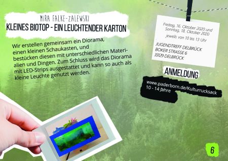 Kulturrucksackprogramm 2020